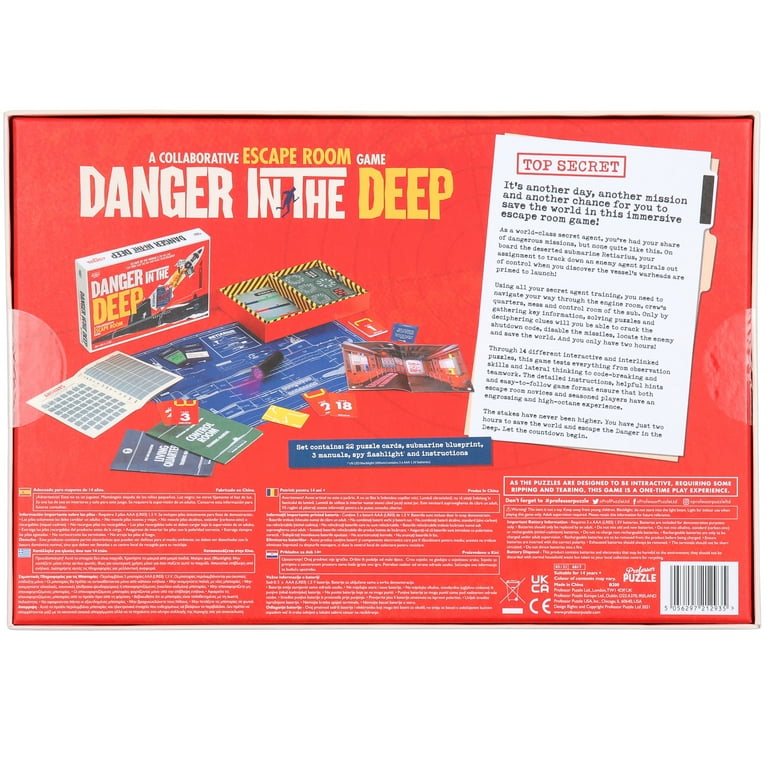 Danger in The Deep, A Collaborative Escape Room Game, by Professor