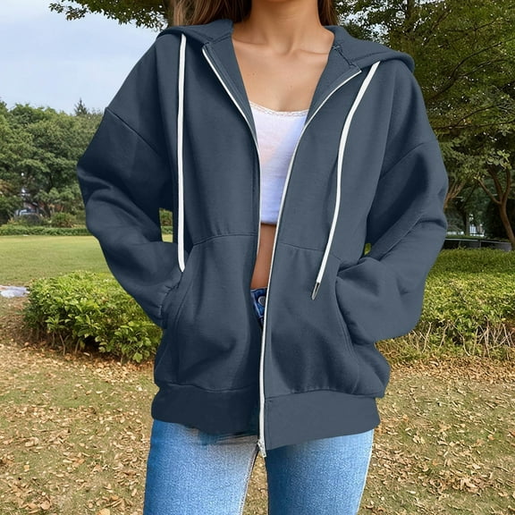 Women's Hoodies & Sweatshirts Casual Long Sleeve Pullover Hoodie Lightweight Comfortable Fashion Top For Everyday Wear Three Quarter Zip Button Sweater Womens Half Zip Pullover Fuzzy Womens Snap Front