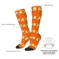 thumbnail image 5 of Picia Women Crew Soft Moisture-wicking Socks Bee Happy Sunflower Gnomes Pattern Design Cotton Socks, One Size fit All, 5 of 9