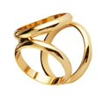 thumbnail image 1 of 6 Anillos Tricíclicos Redondos en Tono Dorado para Bufanda, Clip para Bufanda de Seda, Hebilla de 6 piezas, 1 of 8