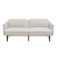 thumbnail image 4 of Aykah Elin Convertible Sofa Bed with Adjustable Back, Easy Assembly, Couch Sofa Used as Sleeper Sofa or Futon Sofa for Living Room and Bedroom (Light Grey), 4 of 8