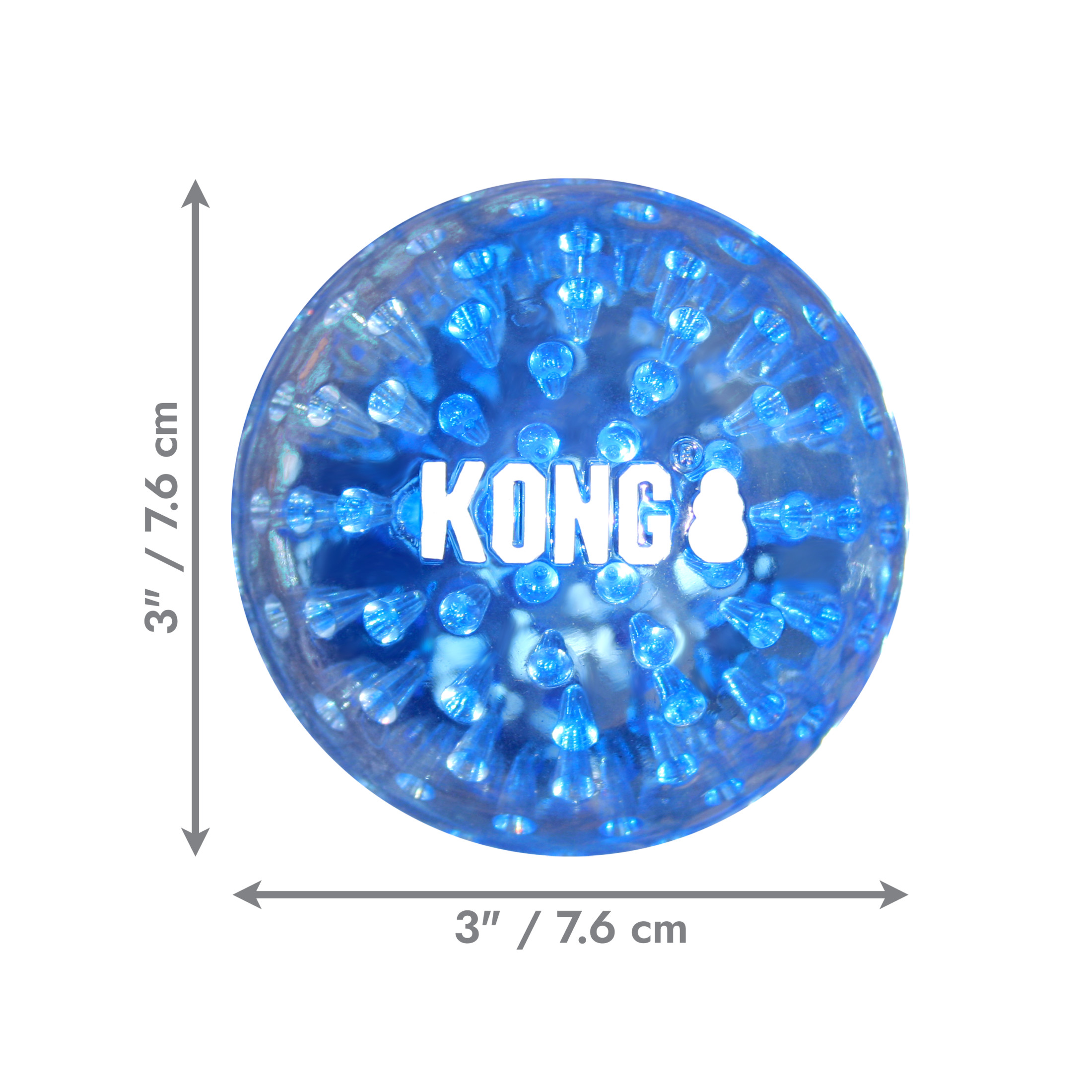 KONG® Squeezz® Geodz Balls Fetch Dog Toys, Large, 2 Count