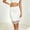 White-2, variant on Women's Satin Half Skirt, Knee Length Underskirt for Dresses and Skirts Soft Lightweight Petticoat Liner