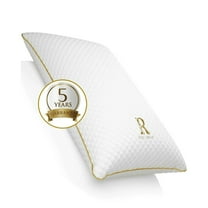 Royal Therapy Traditional King Memory Foam Pillow – Adjustable Shredded Foam Pillow for All Sleep Positions – Medium Firm Support with Bamboo Cover – CertiPUR-US & OEKO-TEX Certified