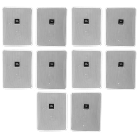 10) JBL Control 25-1-WH 5.25 30w 70v Commercial Restaurant/Bar Wall Speakers