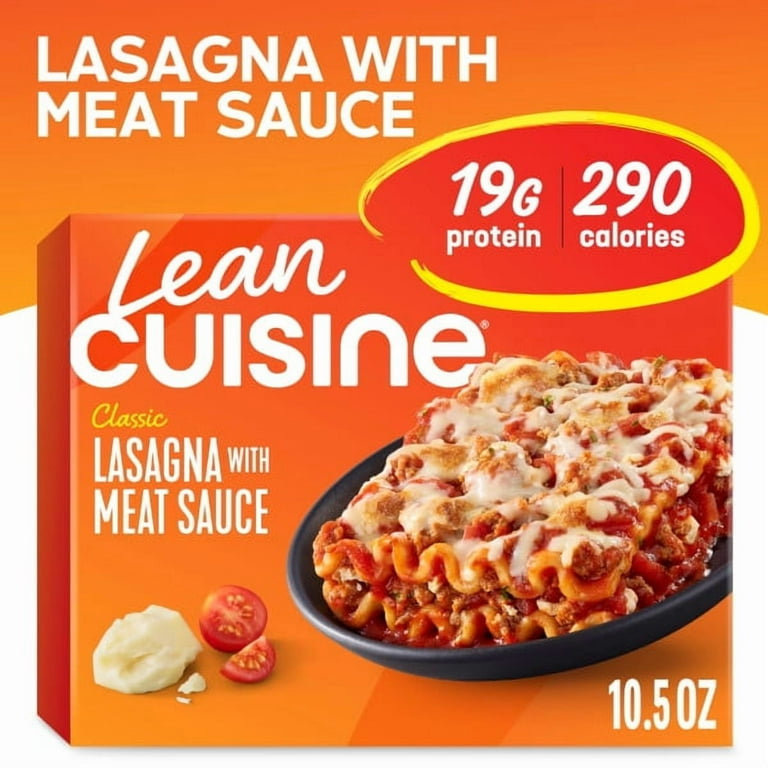 Lean Cuisine Lasagna w/ Meat Sauce 10.5 oz, Pack of 12 - Walmart.com