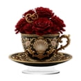 thumbnail image 3 of Votnto Decorative Teacups, Heart Shaped Tea Cup Red Pink Ceramic Coffee Cup, for Valentine's Day Galentine's Gift Wedding Anniversaries Party Supplies, 3 of 7