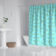 thumbnail image 2 of LightBlue Cartoon Dinosaurs VariedShapes Pattern Shower Curtain 84"x72" ,Bathroom Decorative Shower Curtains Set with 12 Hooks,Modern Waterproof Washable Shower Curtain, 2 of 6