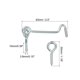 thumbnail image 2 of Uxcell 2.5 Inch Barn Door Latch, 5 Pack Carbon Steel Sliding Door Cabin Hook Eye Latch Lock with Mounting Screws, 2 of 5
