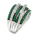 thumbnail image 2 of Finger Ring Skin-friendly Gorgeous Alloy Geometry Shaped Jewelry Finger Ring for Women, 2 of 7