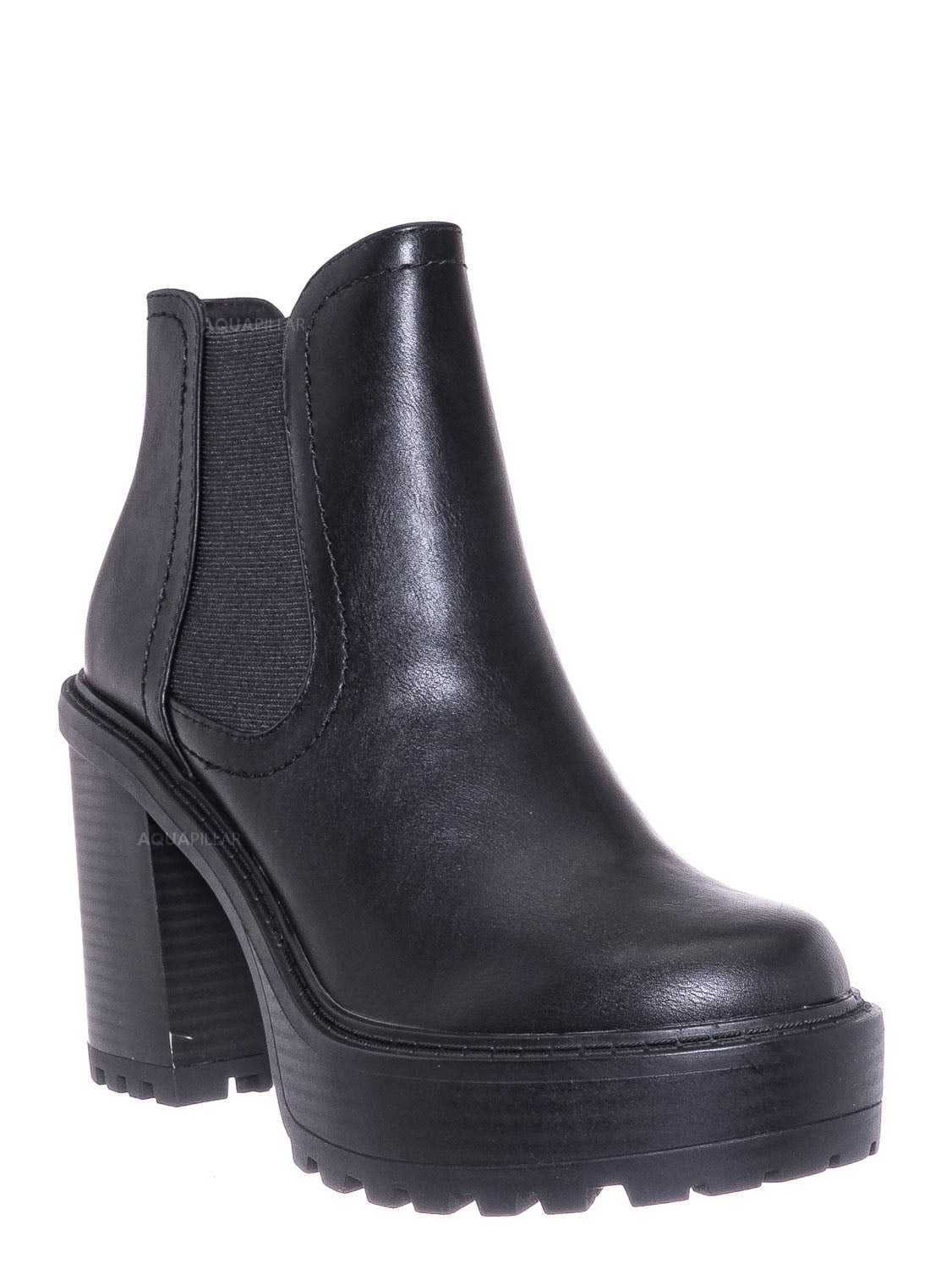 chunky sole chelsea boot