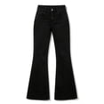 thumbnail image 7 of BODOAO Flare Jeans for Women High Waisted Denim Pants with Fitted Hip and Thigh Wide Flared Leg Classic Five Pocket Bell Bottom Silhouette Casual Everyday Jeans Black L, 7 of 7