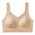 thumbnail image 3 of XIYON Bras For Women Lace Seamless Push Up Bra Non Padded Breathable Fixed Cup Vest Style Underwire Daily Comfort Classic Everyday Wear, 3 of 6