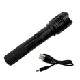 thumbnail image 4 of Hyper Tough 770 Lumen LED Rechargeable Flashlight, USB-C Wire included, 3 modes with Zoomable light, Durable Aluminum, 4 of 5