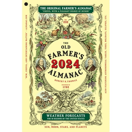 Pre-Owned The 2024 Old Farmer's Almanac (Paperback) 1571989528 9781571989529