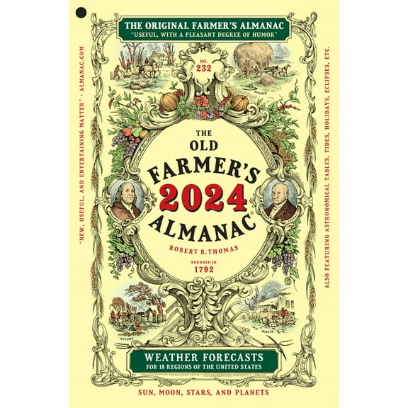 Pre-Owned The 2024 Old Farmer's Almanac (Paperback) 1571989528 9781571989529