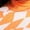 Orange, variant on Bar III Plus Size Jacquard Cropped Sweater Max Check 1X
