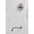 thumbnail image 2 of Kingston Brass KB6338CMLTO Manhattan Single-Handle Pressure Balanced Tub Faucet in Brushed Nickel, 2 of 7