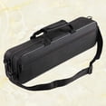 thumbnail image 1 of OULII 1Pc Flute Case Black Musical Case Ergonomic Design for Outdoor Performance, 1 of 8