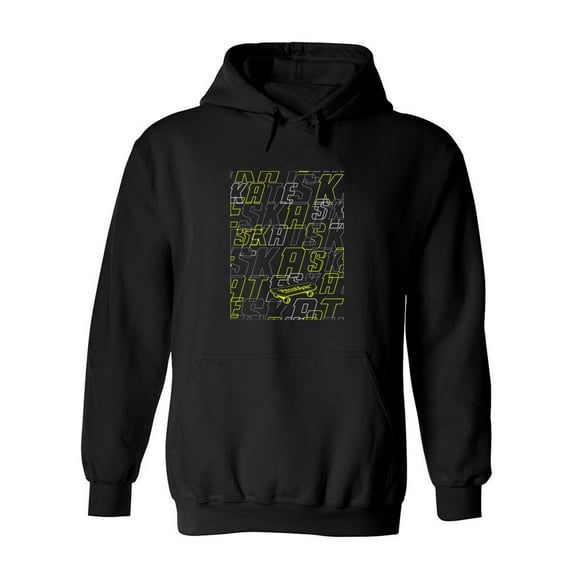 Skate Design Hoodie Men -Image by Shutterstock, Male x-Large