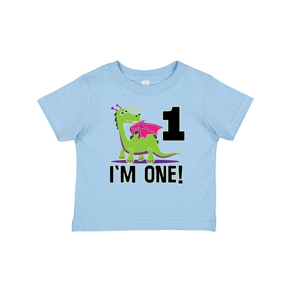 Inktastic First Birthday Girl Dragon Girls Baby T-Shirt