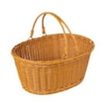 thumbnail image 3 of Canasta de picnic Cesta de almacenamiento Cesta de compras tejidas Decoración del hogar Cesta de pascua rústica para la cocina Camping Pantry Cocina 38 x 30 x 18 cm, 3 of 8