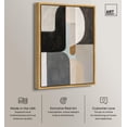 thumbnail image 2 of Interlocking Segments III Canvas Boho Geometric Art by Art Remedy, Gold Frame, 30 x 45, 2 of 7