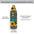 thumbnail image 5 of HELLHERO Extra Thick Ironing Board Cover, 15x54 Ironing Board Cover, Resist Scorching and Staining, Elastic Edges, Sunflowers Tribal Style, 5 of 5