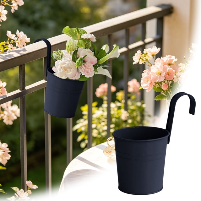 Outdor Hanging With Hook For Indoor Outdoor Balcony Garden Decorative Lightweight Container