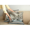 thumbnail image 2 of Ambesonne Classic Throw Pillow Cover 2 Pack, Ritzy Room Posh Scene Print, 18", Coconut and Sea Blue, 2 of 7