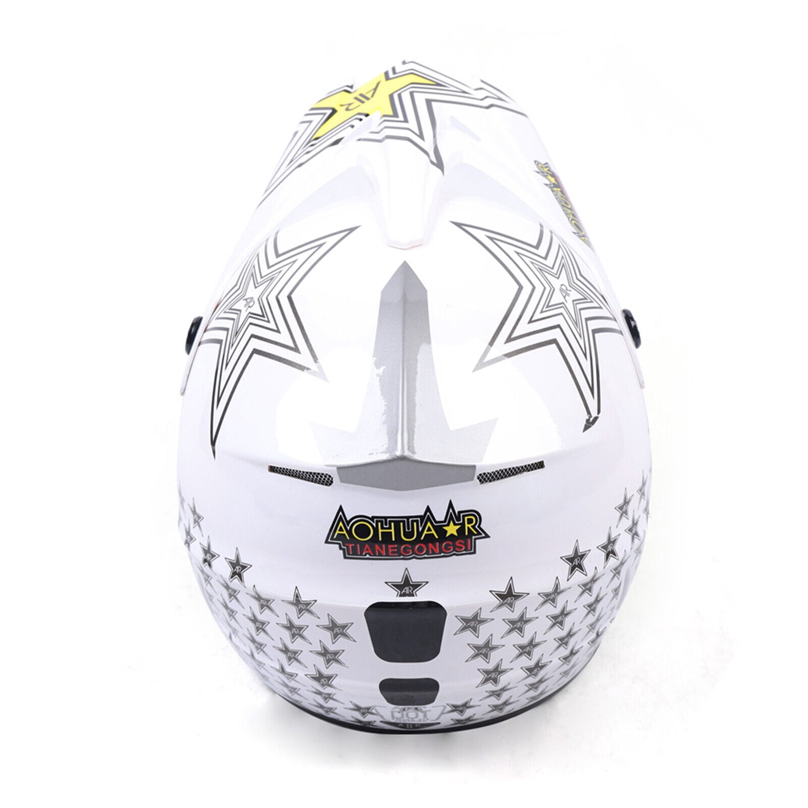 FETCOI Youth Kids Safety Motocross Helmet ABS Breathable Unisex Youth Kids Helmet W/Goggles Gloves DOT Motocross ATV Dirt Bike Helmet Kit (Color 3 L)