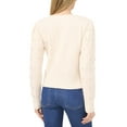 thumbnail image 2 of CeCe womens  Sweater, s, White, 2 of 4