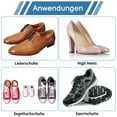 thumbnail image 4 of 8 pares de parches autoadhesivos para reparación de tacones de zapatos, dos estilos de tiritas reparadoras para zapatos de cuero o deportivos para proteger el talón, 4 of 6