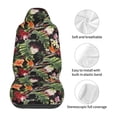 thumbnail image 5 of Yiaed Watercolor Tropical Flowers Print Car Seat Covers,Universal Auto Seats Protector Fits for Car,SUV Sedan,Truck,Automotive Seat Covers & Accessories(Two packs), 5 of 7