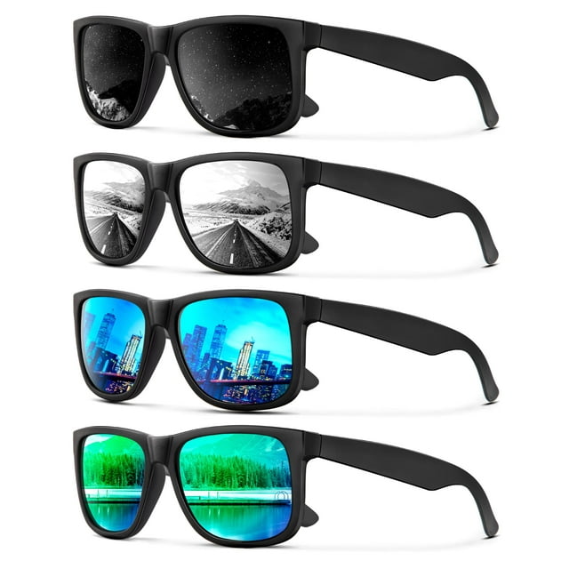 Lentes de sol KALIYADI Polarizados Clásicos UV400 para Hombre