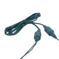 thumbnail image 3 of Novelty Lights 12′ Coaxial String Light Extension Cord, Green Weather-Tight Extension for Coax Wide Angle LED Mini Lights and C7 Strings, Indoor/Outdoor Use, 3 of 5