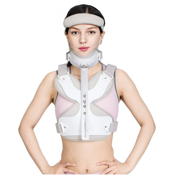 Cervical Thoracic Brace Cerviacal Fixation Orthosis Chest Orthotics Cervical Vertebra Fracture Support for Men and Women