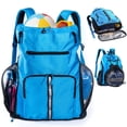 thumbnail image 1 of Mochila de playa VIGEGARI impermeable a prueba de arena con compartimento para zapatos, 1 of 8