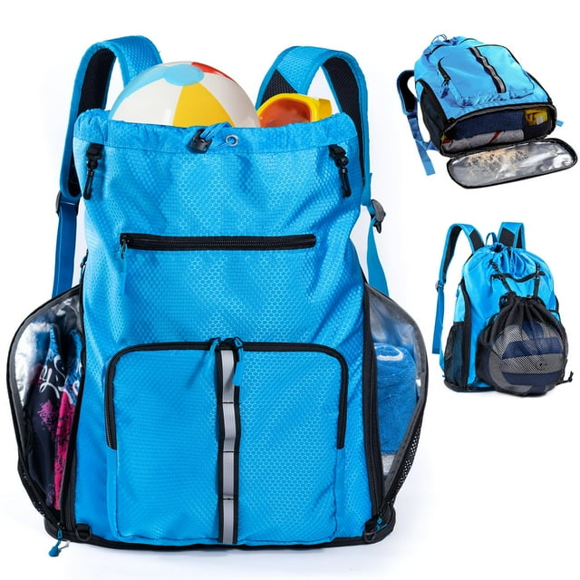 Mochila de playa VIGEGARI impermeable a prueba de arena con compartimento para zapatos
