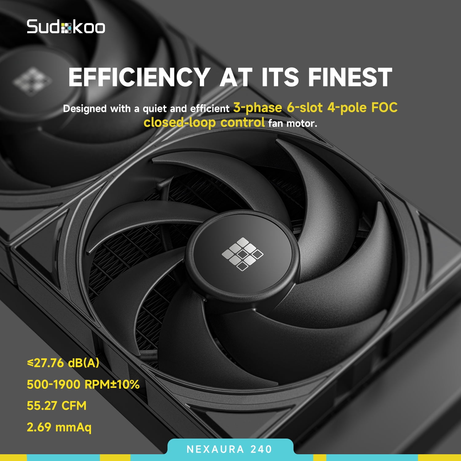 240 Liquid CPU Cooler: 240mm AIO CPU Cooler with PWM Pump & ARGB Pump Head - Water Cooling with FDB Fans for Intel LGA 1851/1700/1200/115X AMD AM5/AM4