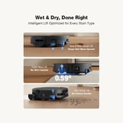 ECOVACS DEEBOT T90 PRO OMNI Robot Vacuum and Mop, 30,000Pa Suction, Instant Self-Cleaning OZMO Roller Mop