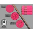 thumbnail image 4 of RUVANTI Bath Towels 4 Pcs (27x54 Inch, Pink) 100% Cotton Extra Large Bathroom Towel Set. Super Soft, Highly Absorbent, Quick Dry, Lightweight & Washable Luxury Towels for Bathroom, Home, Spa & Hotel., 4 of 9