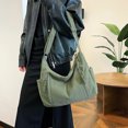 thumbnail image 3 of Bolso Bandolera Pana Gran Capacidad Cruzado para Viajeros () Verde, 3 of 9