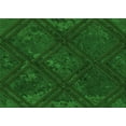 thumbnail image 1 of Ahgly Company Machine Washable Indoor Rectangle Transitional Green Area Rugs, 2' x 4', 1 of 7