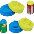 thumbnail image 1 of Nuevo paquete de 4 tapas para latas de refresco y cerveza. Tapa a prueba de fugas tipo presión para agua carbonatada o refrescos Xxf., 1 of 1