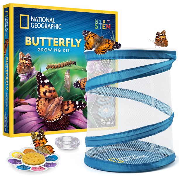 NATIONAL GEOGRAPHIC Butterfly Growing Kit with Voucher to Redeem 5