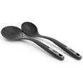 thumbnail image 2 of Oster Ridgecrest 2 Piece Silicone Kitchen Tool Skimmer and Ladle Set in Gray, 2 of 5