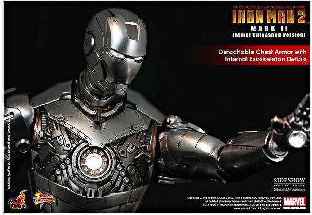 Movie Masterpiece Iron Man Mark II Collectible Figure (Armor Unleashed)