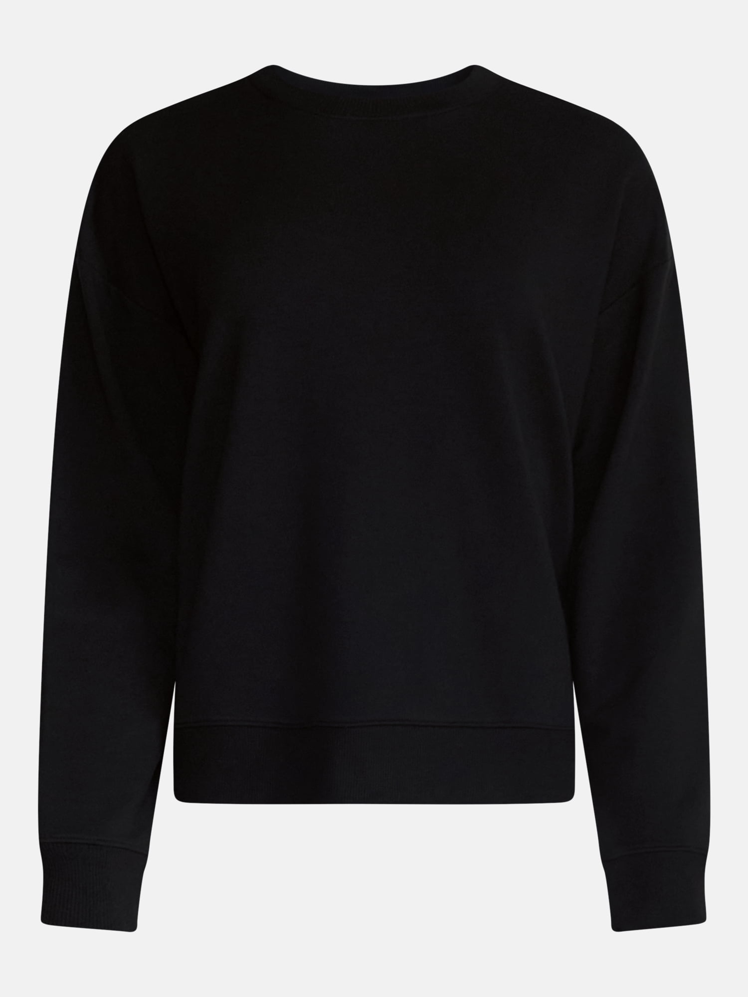 Joyspun Women's Fleece Lounge Sleep Top with Long Sleeves, Sizes XS-3X