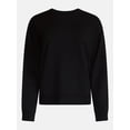 thumbnail image 5 of Joyspun Women's Fleece Lounge Sleep Top with Long Sleeves, Sizes XS-3X, 5 of 5